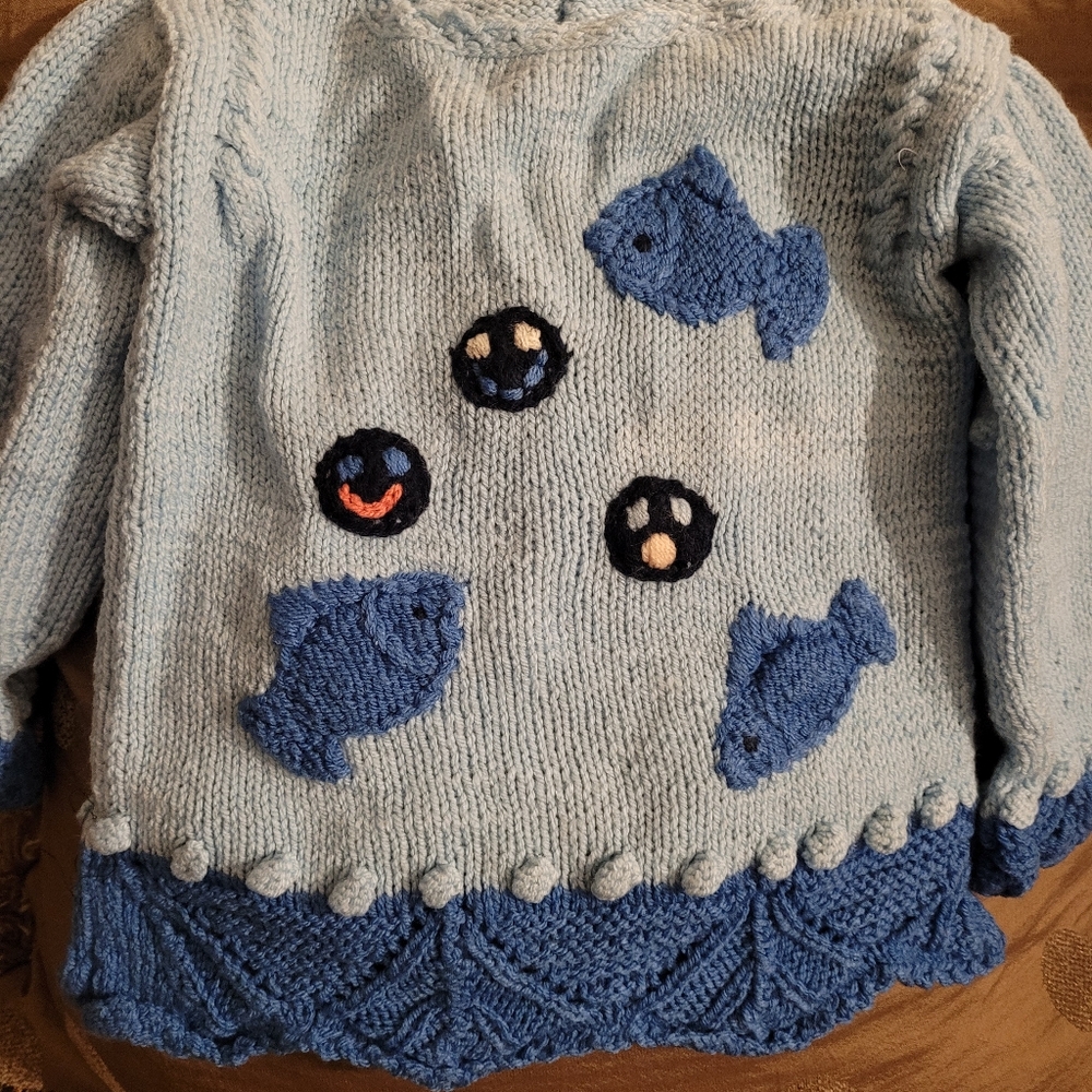 hand-tied Girls Sweaters